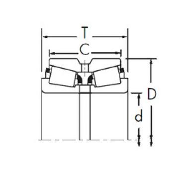 Bearing 33880/33821D+X1S-33880 Timken