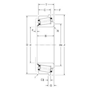 Bearing 382254X/382400XC Gamet