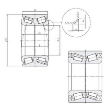 Bearing 4T-CRI-0966CS130PX1/L260 NTN