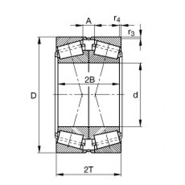 Bearing 33015-N11CA-A140-170 FAG #1 image