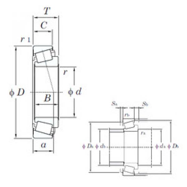 Bearing 342A/332A KOYO #1 image