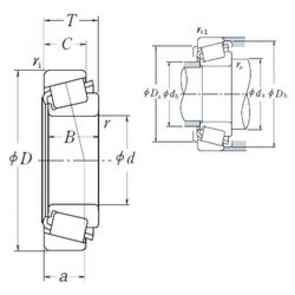 Bearing 34306/34478 NSK #1 image