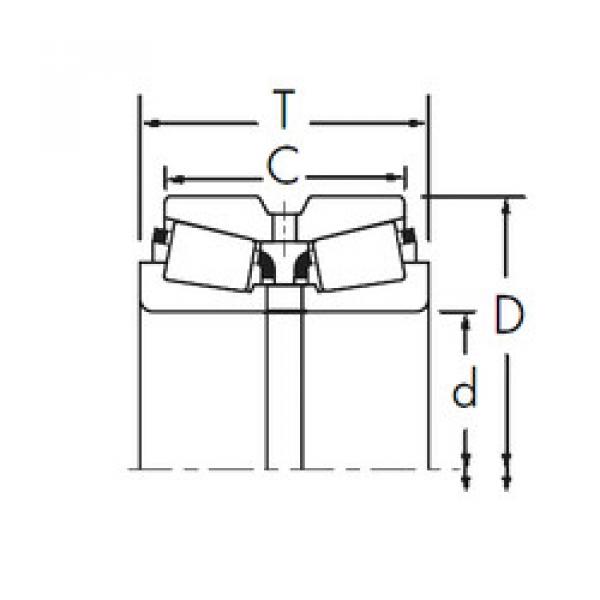 Bearing 33891/33821D+X1S-33890 Timken #1 image