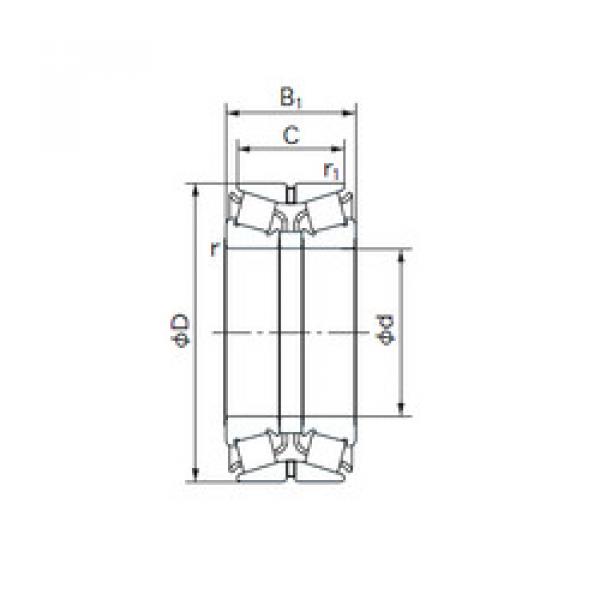 Bearing 340KBE031 NACHI #1 image