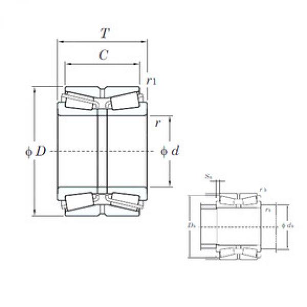 Bearing 46T30208JR/37,5 KOYO #1 image